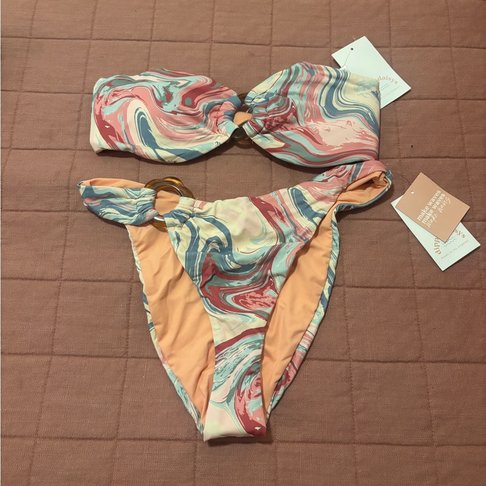 Dippin Daisys Swirl Bikini- NWT